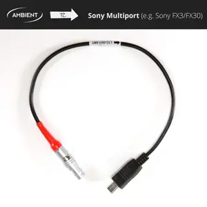 Ambient Lemo to Sony Multiport for FX3/30