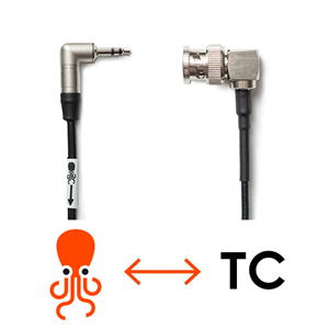 Tentacle Sync E to 90° BNC cable