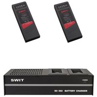 Swit 302 Charger and 2 x NP1 Battery Bundle