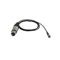 XLR audio input cable for Wisycom transmitter